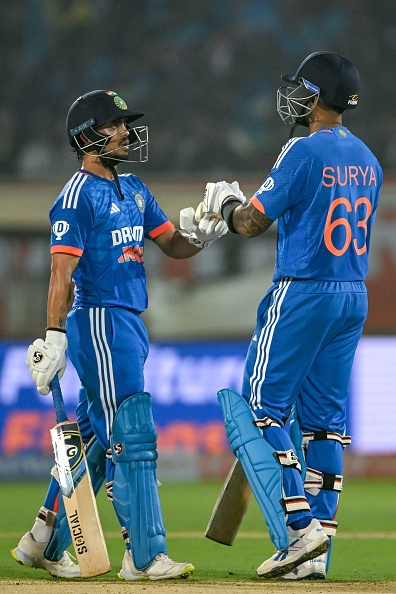 Suryakumar Yadav and Ishan Kishan added 112 runs for 3rd wicket | Getty