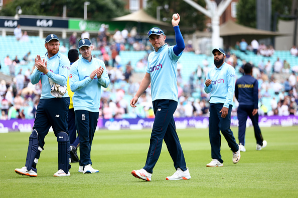Sam Curran celebrates his fifer in the second ODI against Sri Lanka | Getty Images