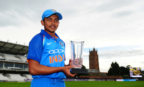 Prithvi Shaw will lead India in 2018 Under-19 World Cup | Getty