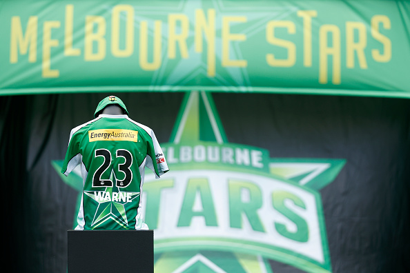 Shane Warne's number 23 was retired in his honor by Melbourne Stars | Getty