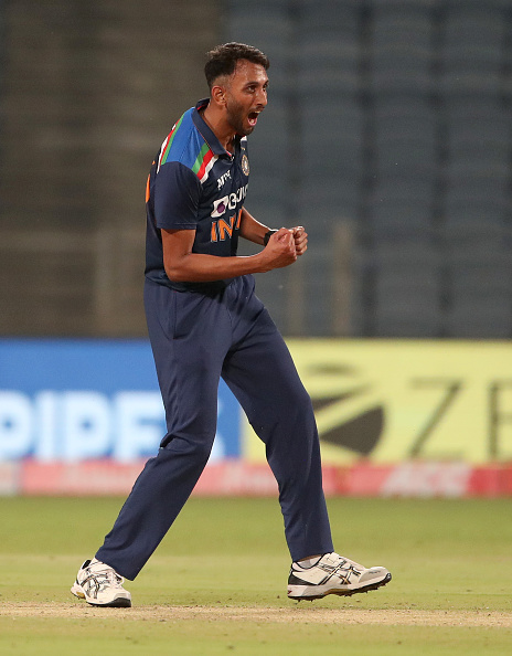 Prasidh Krishna picked the best bowling figures for India on debut- 4/54 | Getty