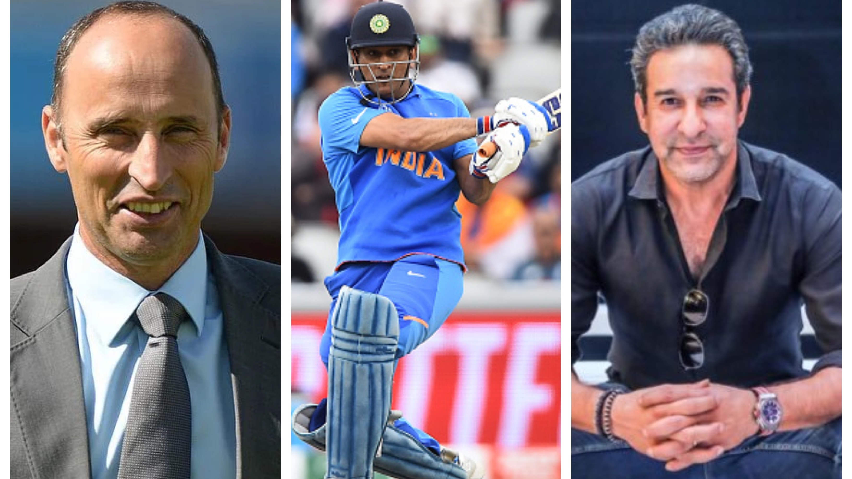 Nasser Hussain, Wasim Akram extend tribute message for MS Dhoni as he retires from international cricket