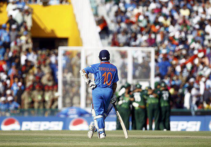Sachin Tendulkar is a 5-time winner in World Cup clashes against Pakistan