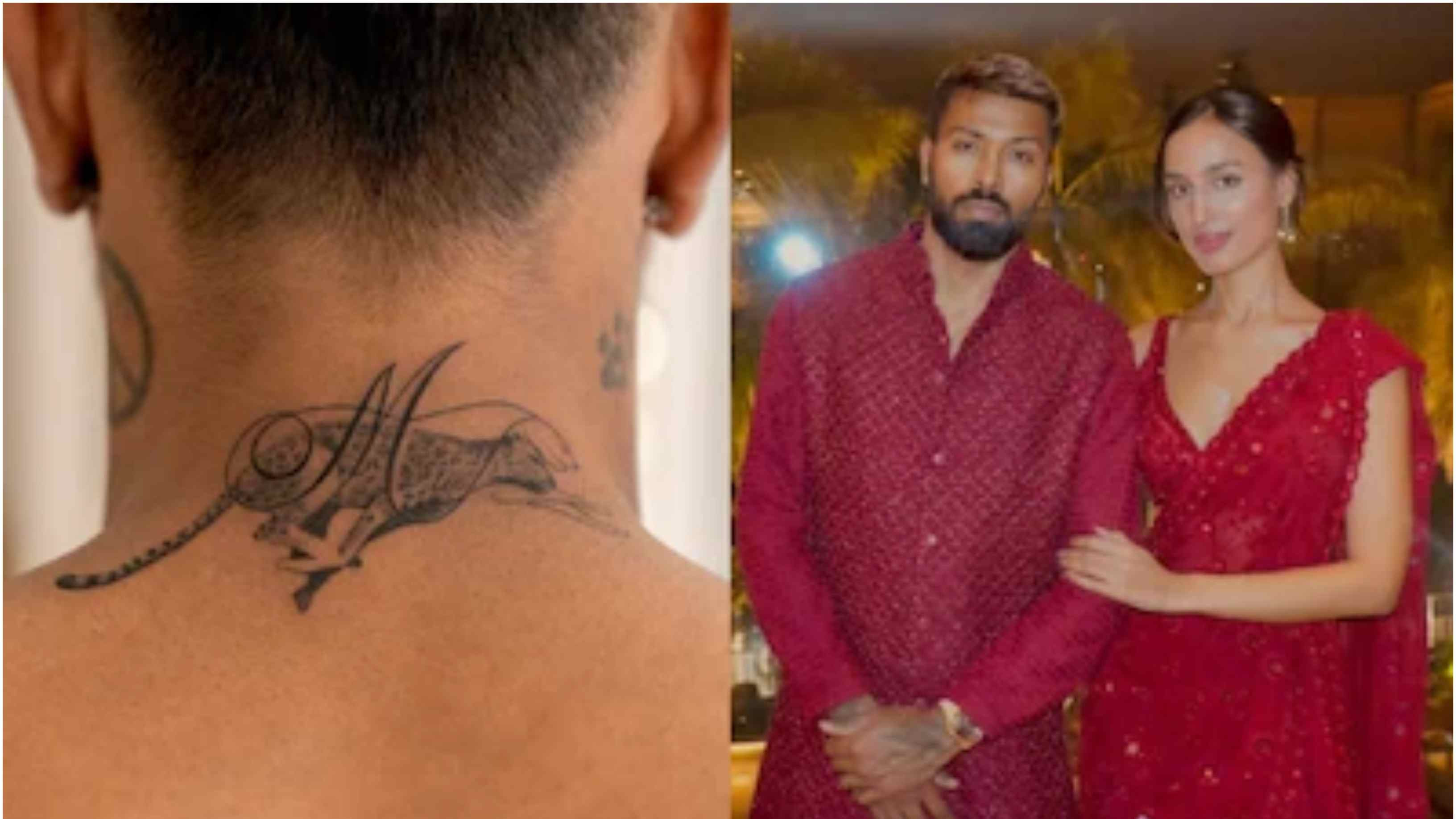 WATCH: Hardik Pandya gets girlfriend Mahieka Sharma’s initial tattooed on Valentine's Day