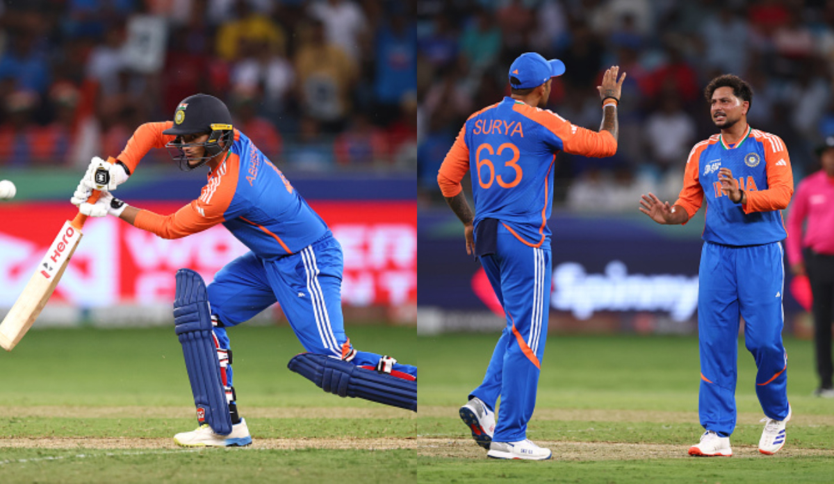 Abhishek Sharma and Kuldeep Yadav starred for India against UAE | Getty