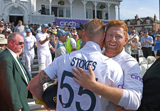 Ben Stokes, Johnny Bairstow I Getty