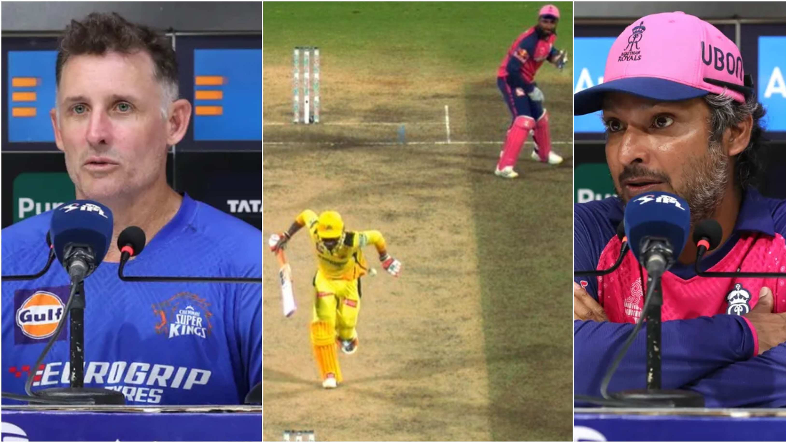 IPL 2024: Sangakkara, Hussey share contrasting views on Ravindra Jadeja’s obstructing the field dismissal