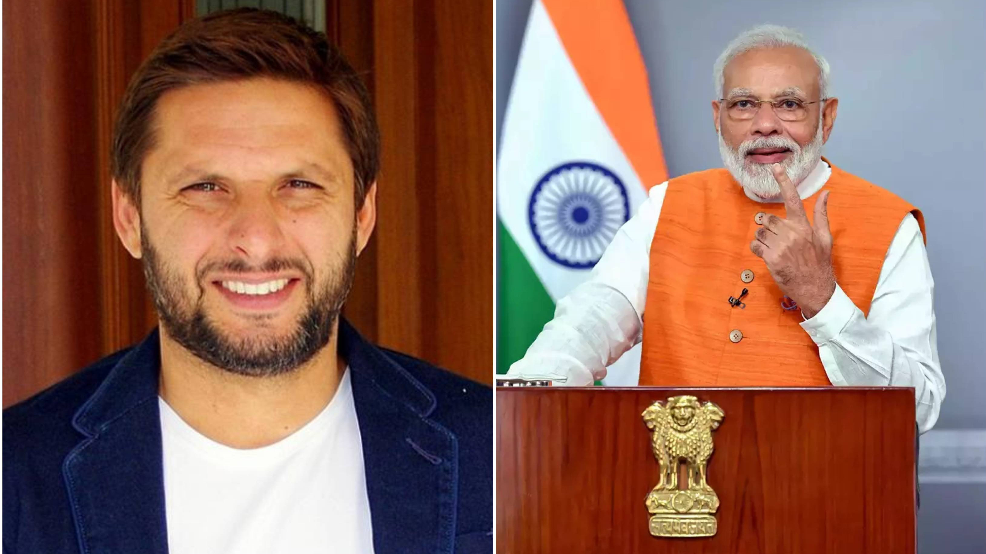 “Let cricket happen between both countries,” Shahid Afridi’s request to Indian Prime Minister Narendra Modi