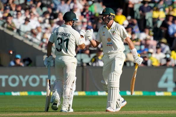 David Warner and Marnus Labuschagne | Getty 