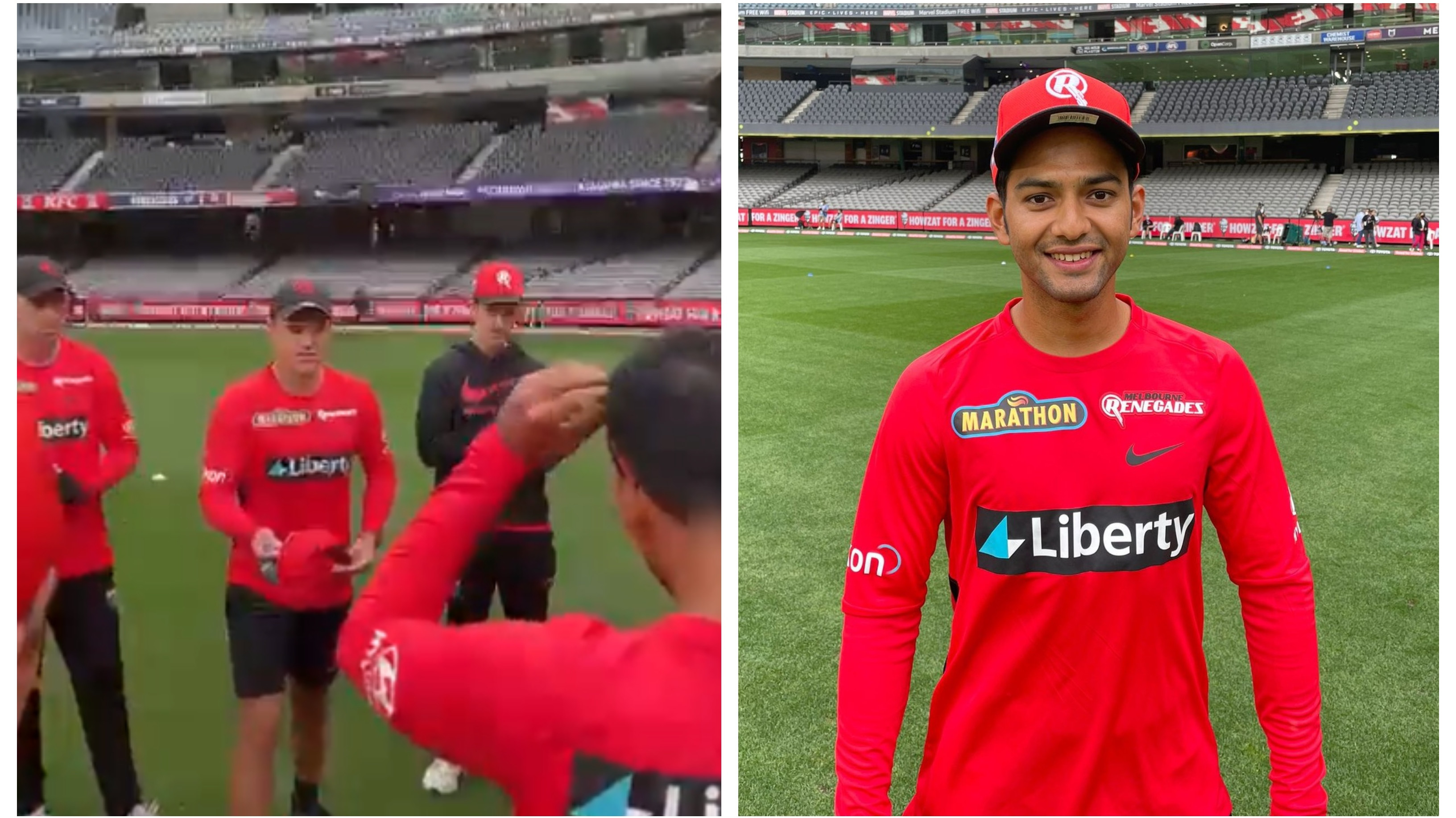 WATCH: Unmukt Chand debuts for Melbourne Renegades; becomes first India male to play in BBL