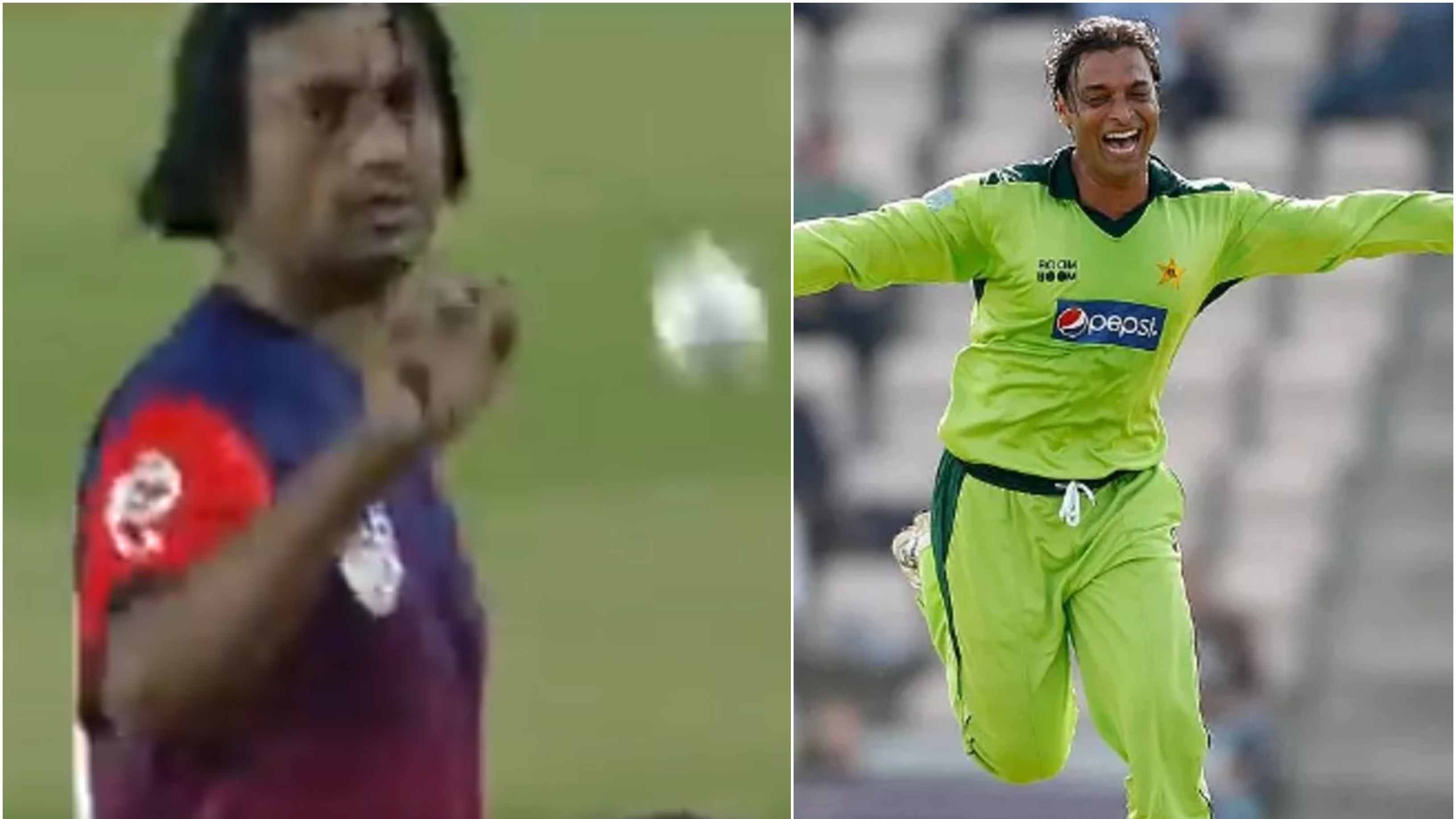 WATCH: Oman pacer imitates Shoaib Akhtar’s bowling action; reminded fans of Rawalpindi Express