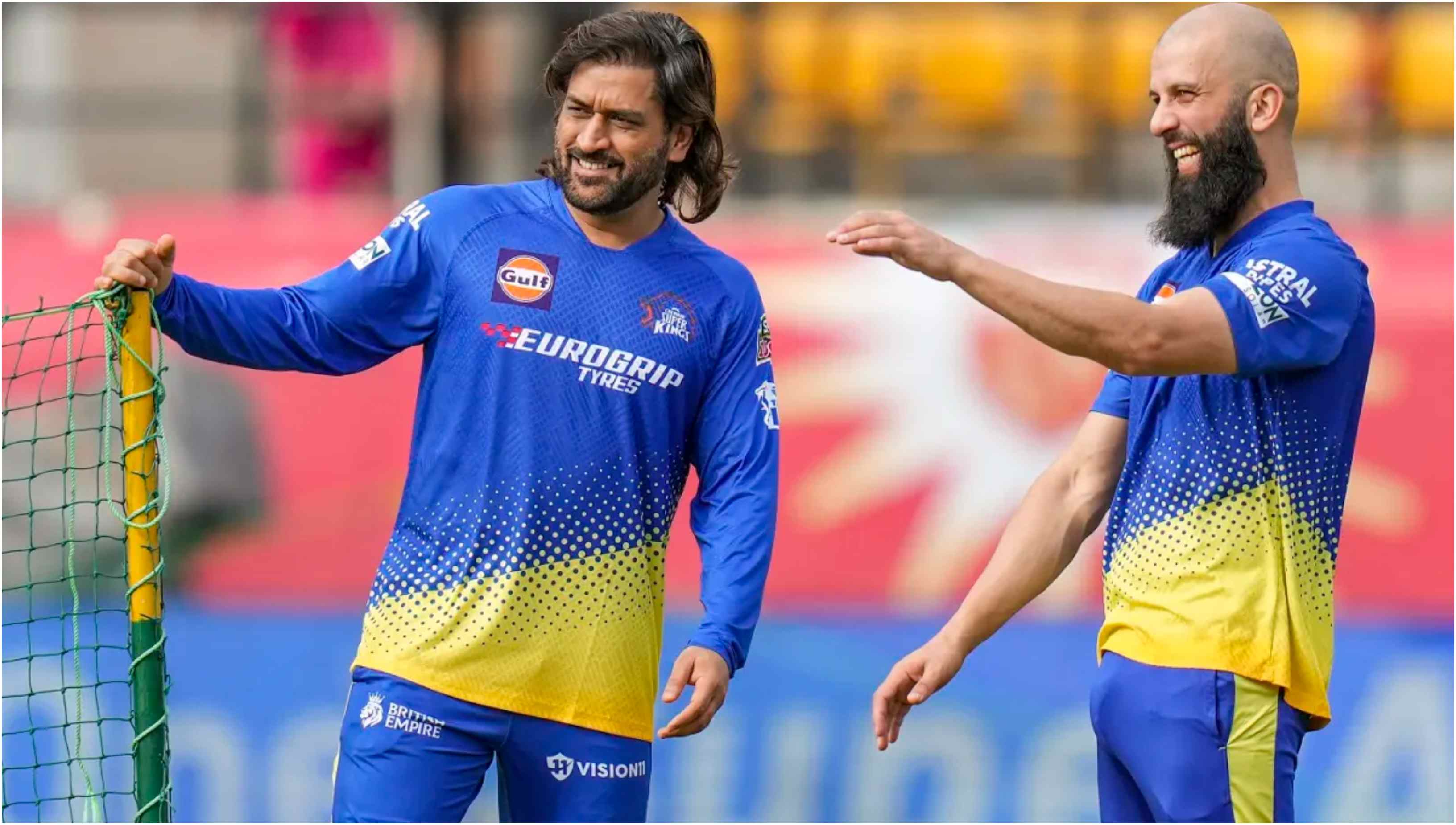 Moeen Ali with MS Dhoni | PTI
