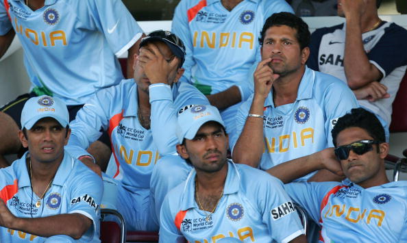 Team India at the 2007 World Cup | Getty Images