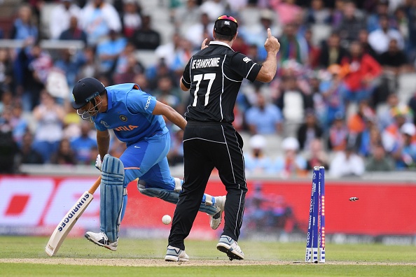 MS Dhoni made 50 runs before being run out as India lost by 18 runs in SF to New Zealand | Getty