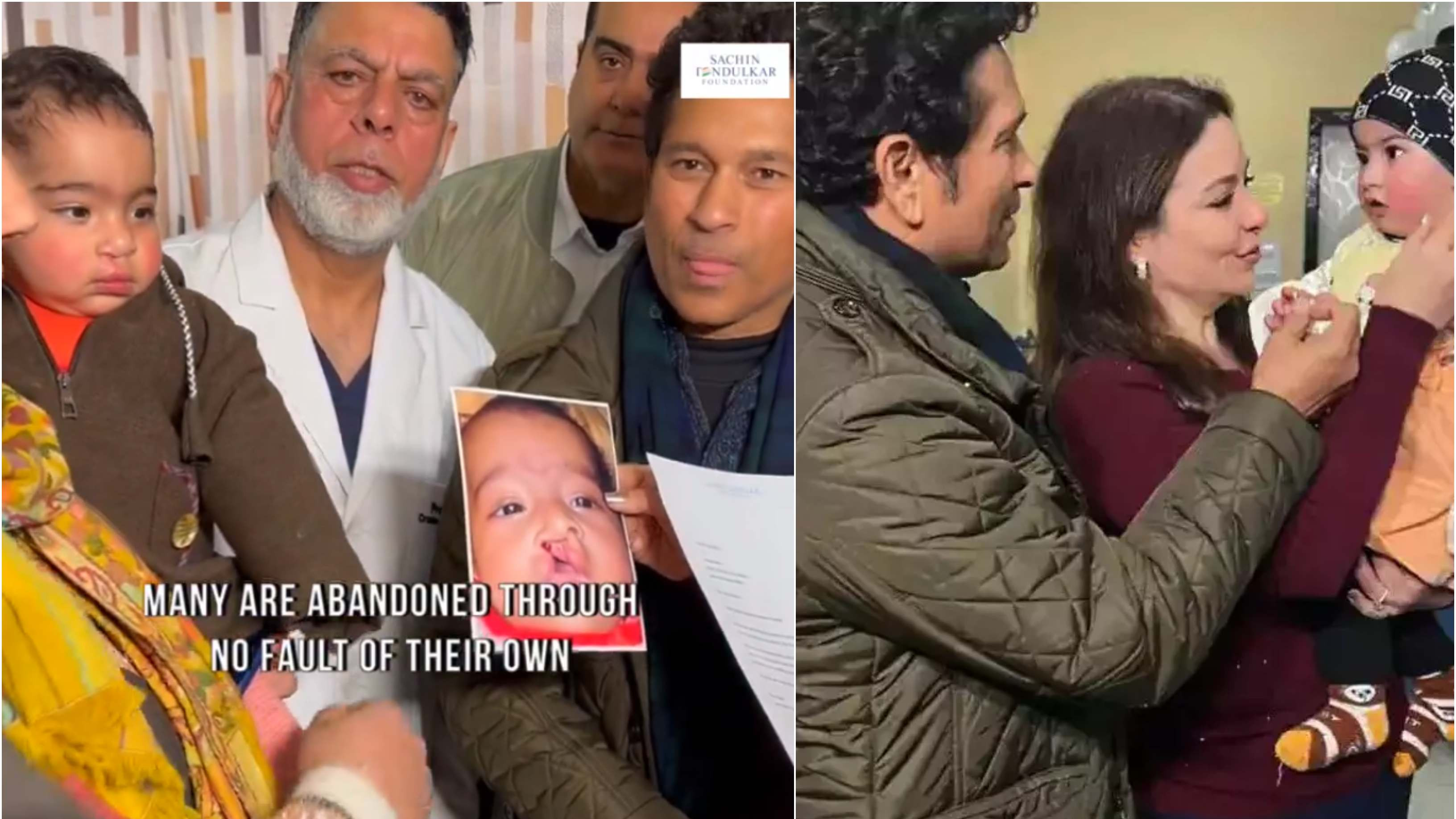 “Happy to have contributed…,” Sachin Tendulkar helps in treatment of babies born with deformities