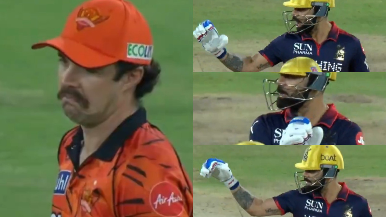 IPL 2026: WATCH- Virat Kohli's banter towards Travis Head; taunts him to come and bowl