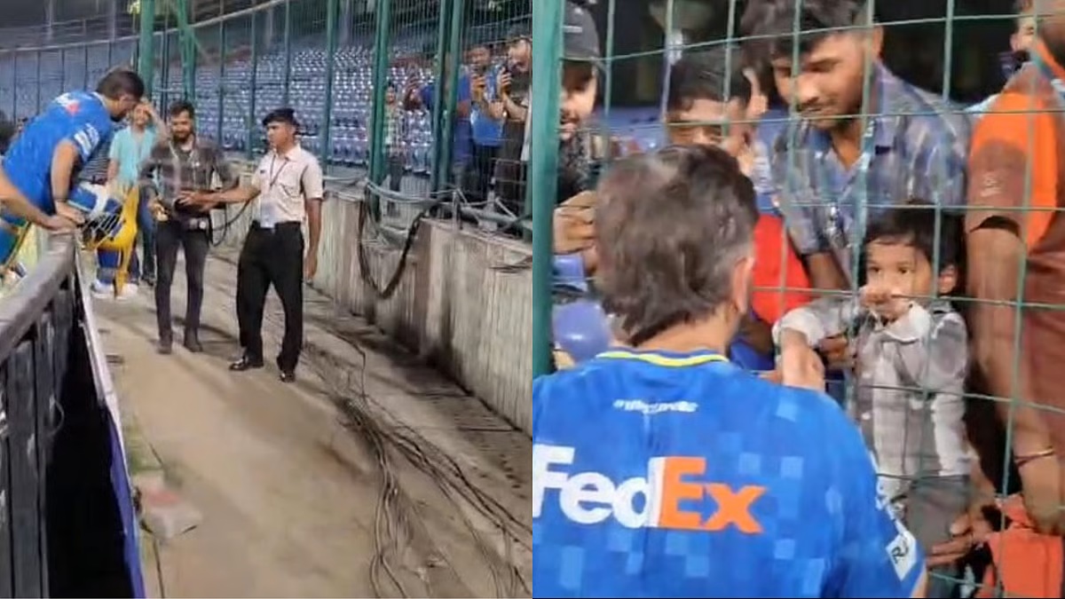 MS Dhoni meets his little fan | X