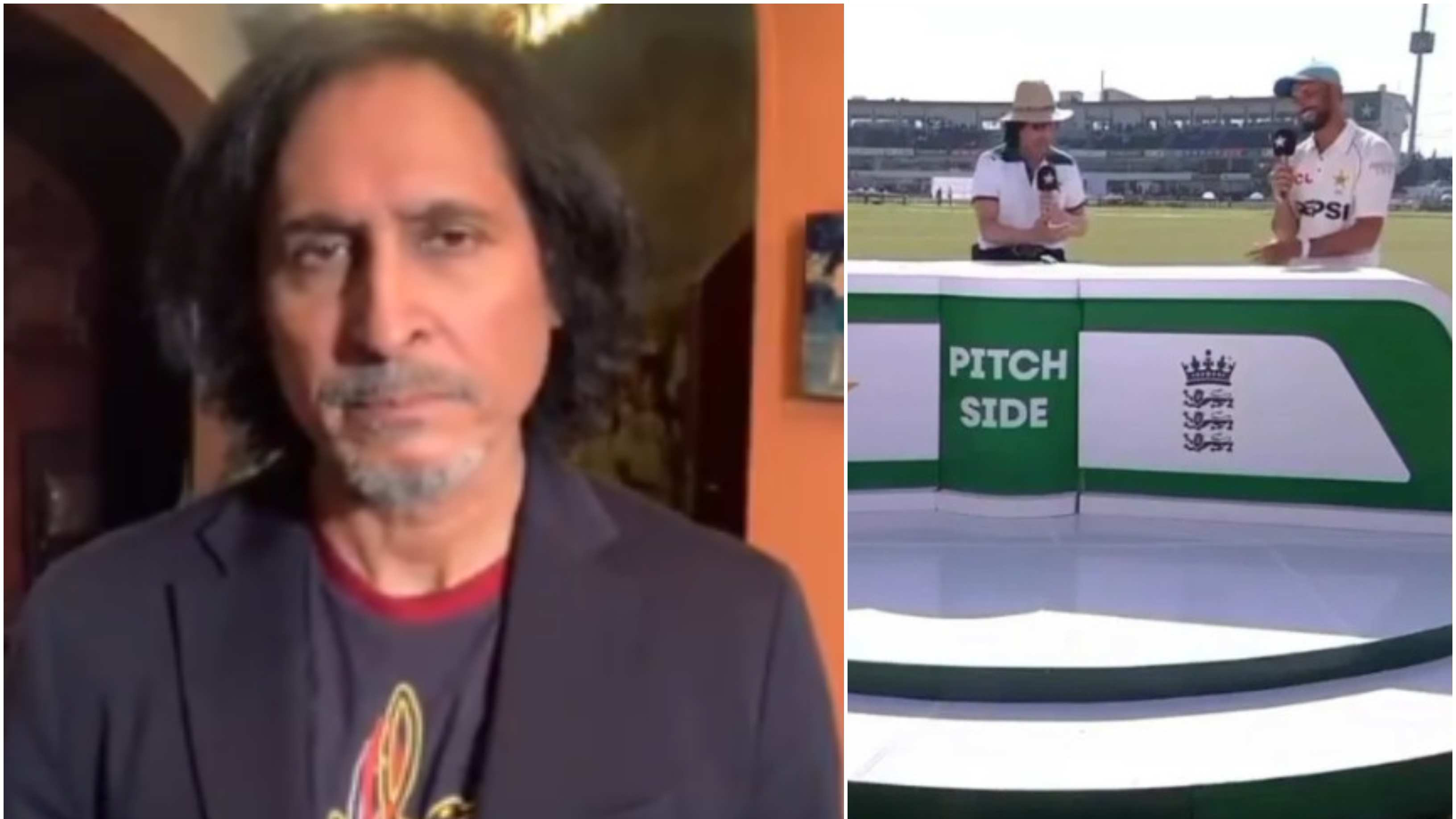 WATCH: “Pakistan zinda hi social media pe hai,” Ramiz Raja reacts to backlash over his post-match interview with Shan Masood