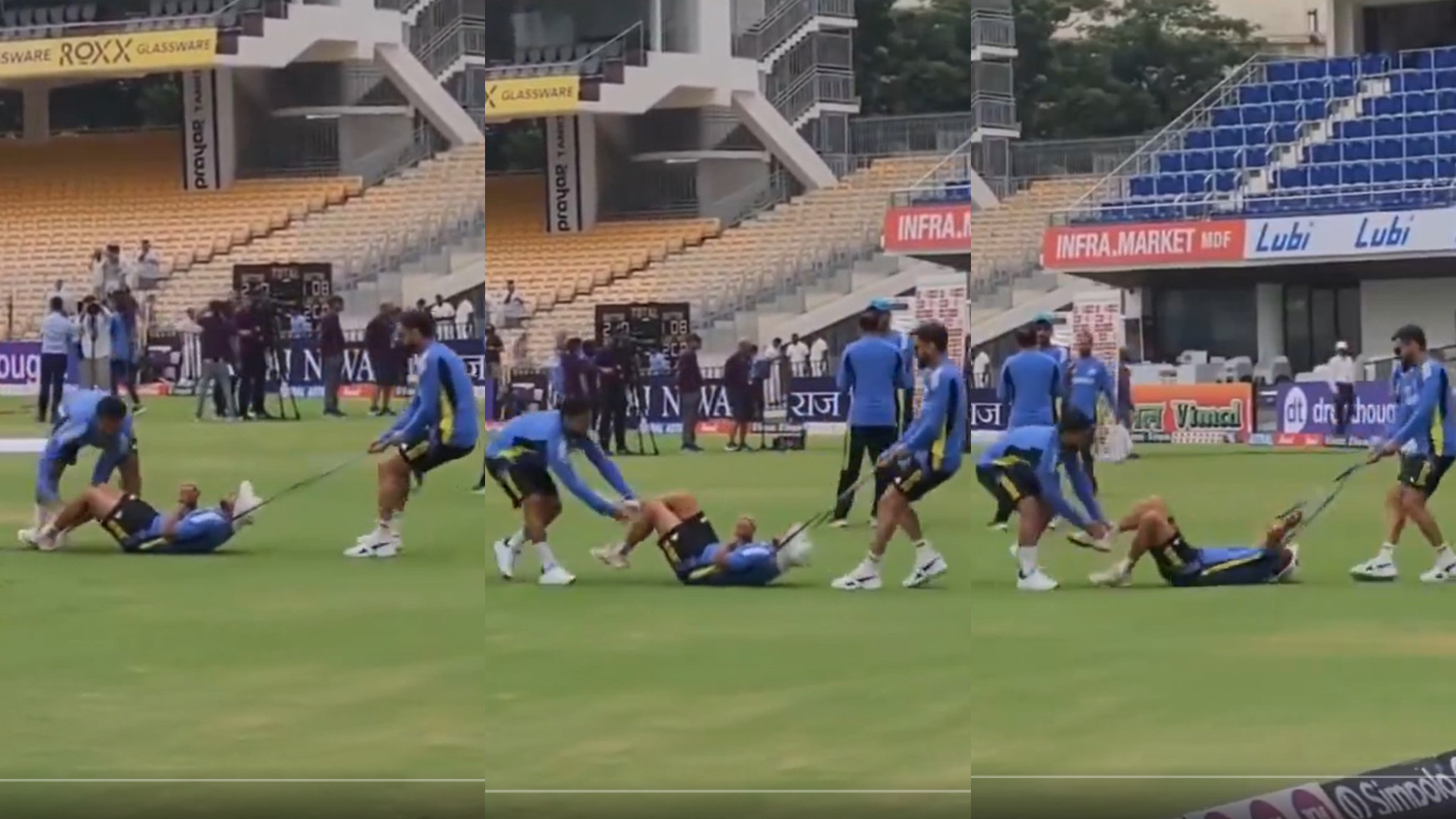 IND v BAN 2024: WATCH- Kuldeep Yadav becomes victim of funny prank by Virat Kohli and Rishabh Pant