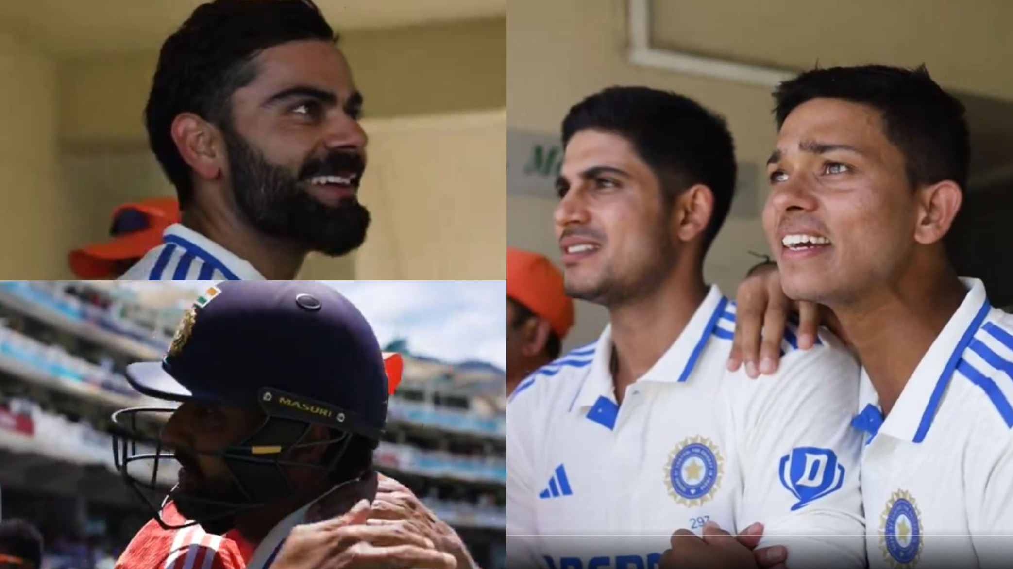 SA v IND 2023-24: WATCH- Jaiswal, Shubman, Kohli, and Team India celebrate maiden Test win in Cape Town