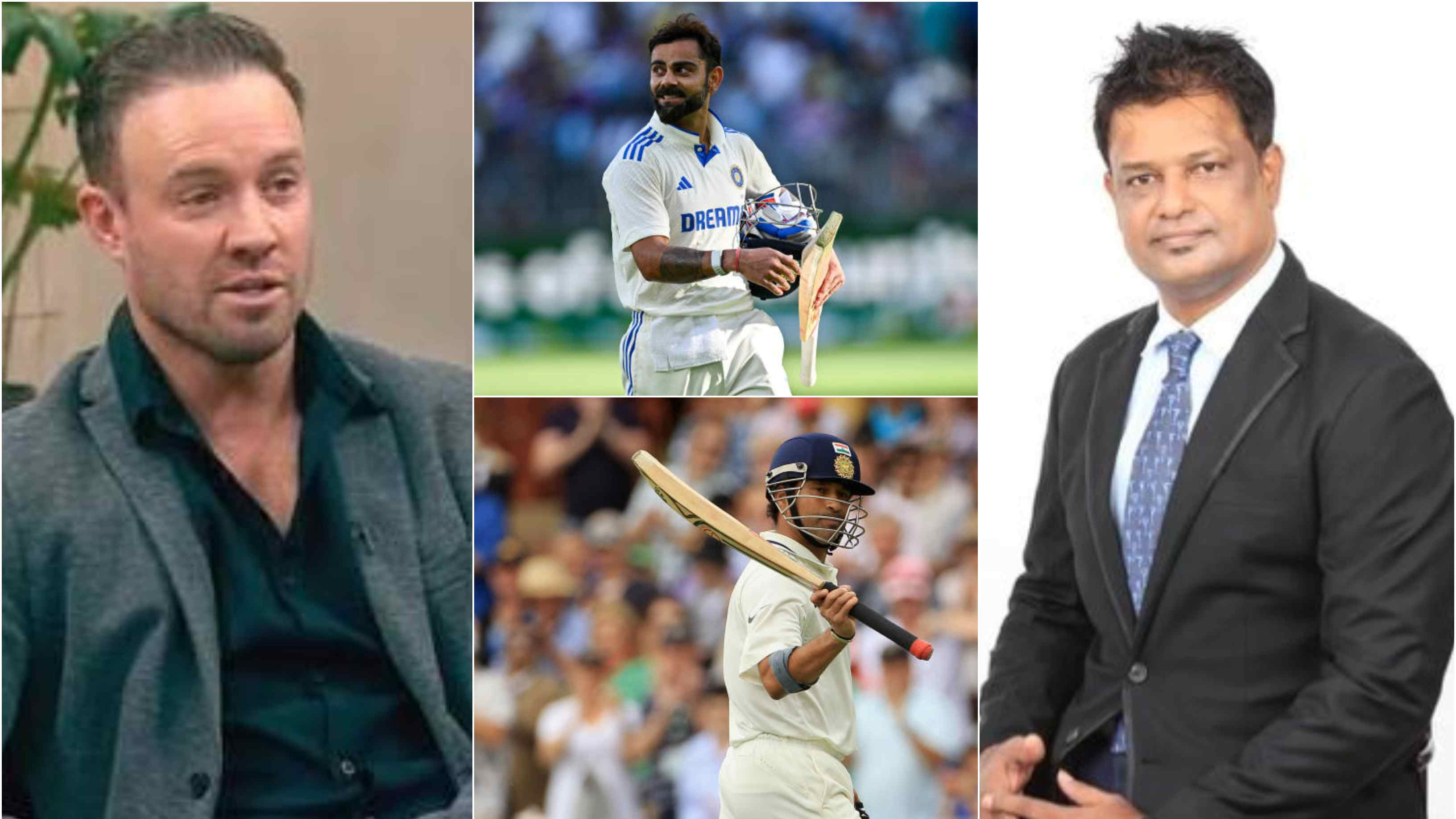 “Pass on the weed,” Dodda Ganesh’s blunt reply to AB de Villiers for rating Virat Kohli above Sachin Tendulkar