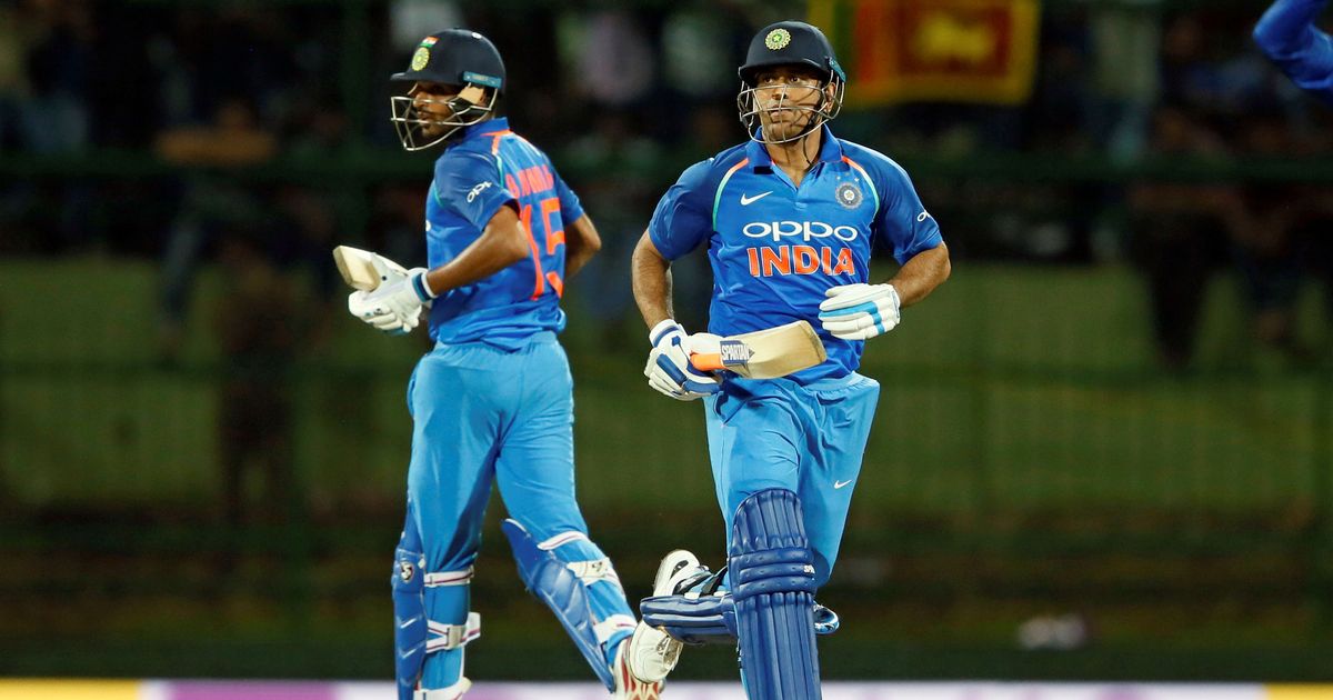 Bhuvneshwar Kumar and MS Dhoni added 100* runs for the 8th wicket | AFP