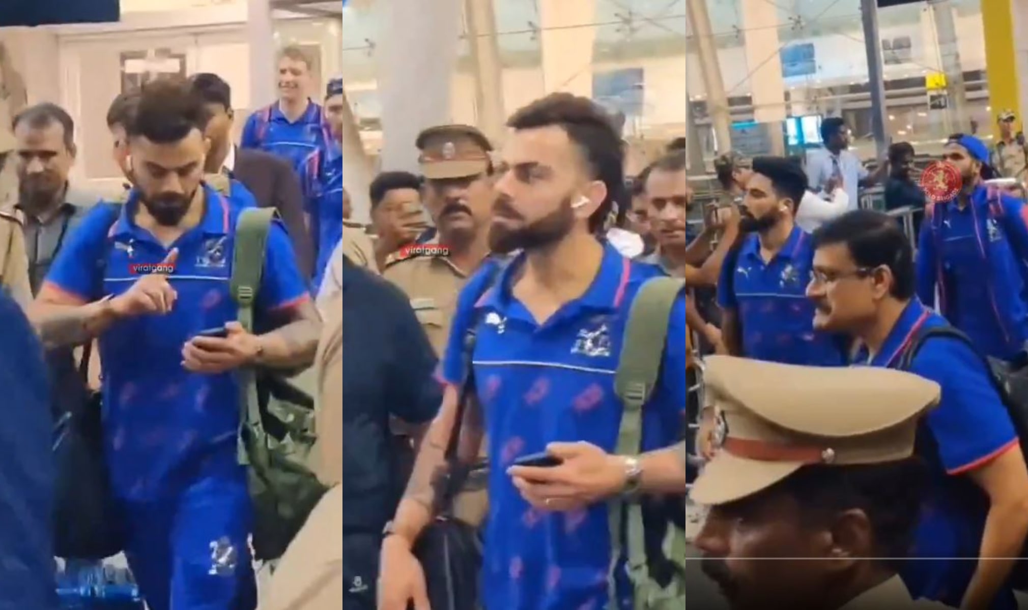 Virat Kohli and RCB squad arrives in Chennai for IPL 17 opener | X