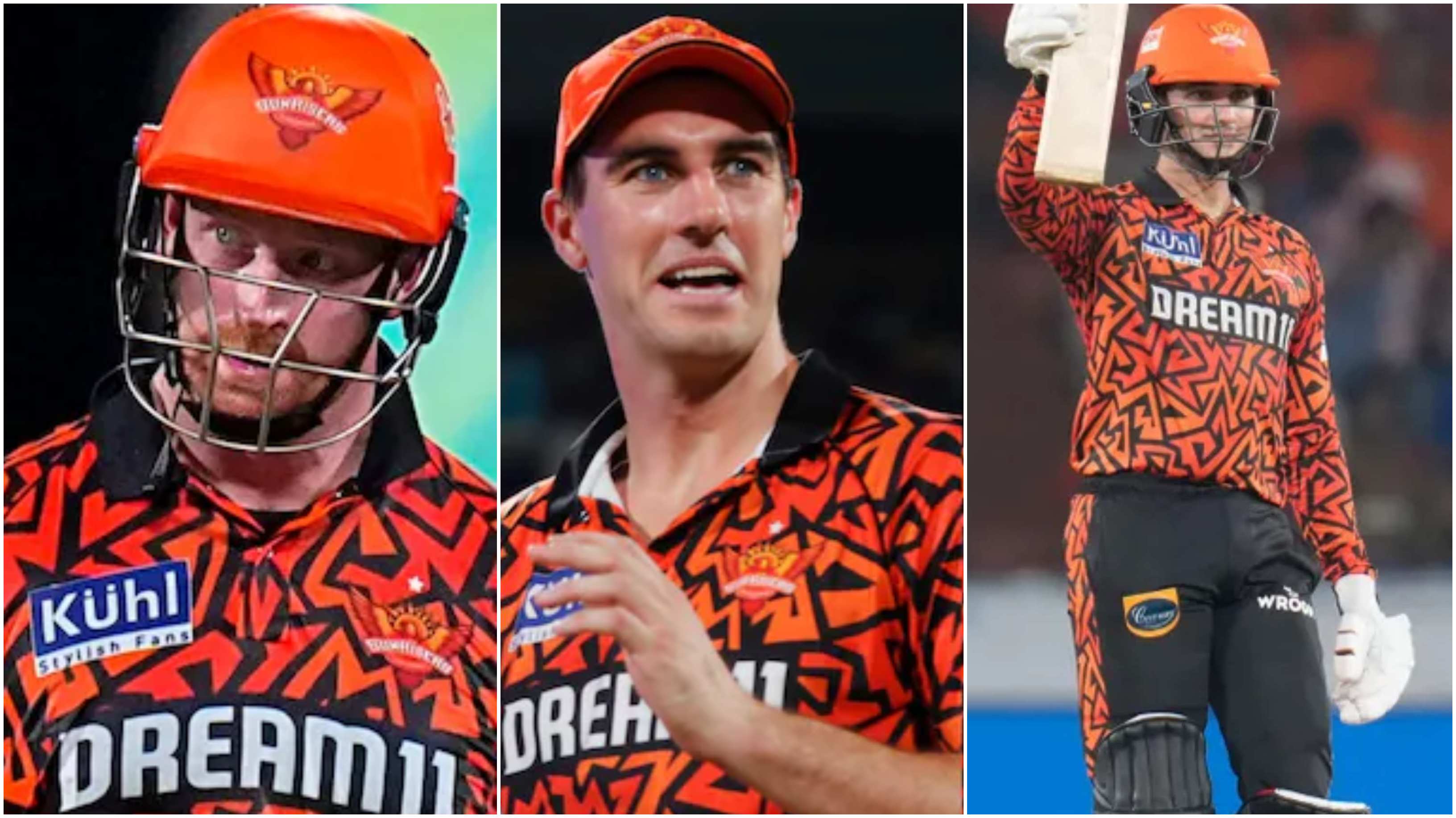 Heinrich Klaasen, Pat Cummins and Abhishek Sharma | BCCI-IPL