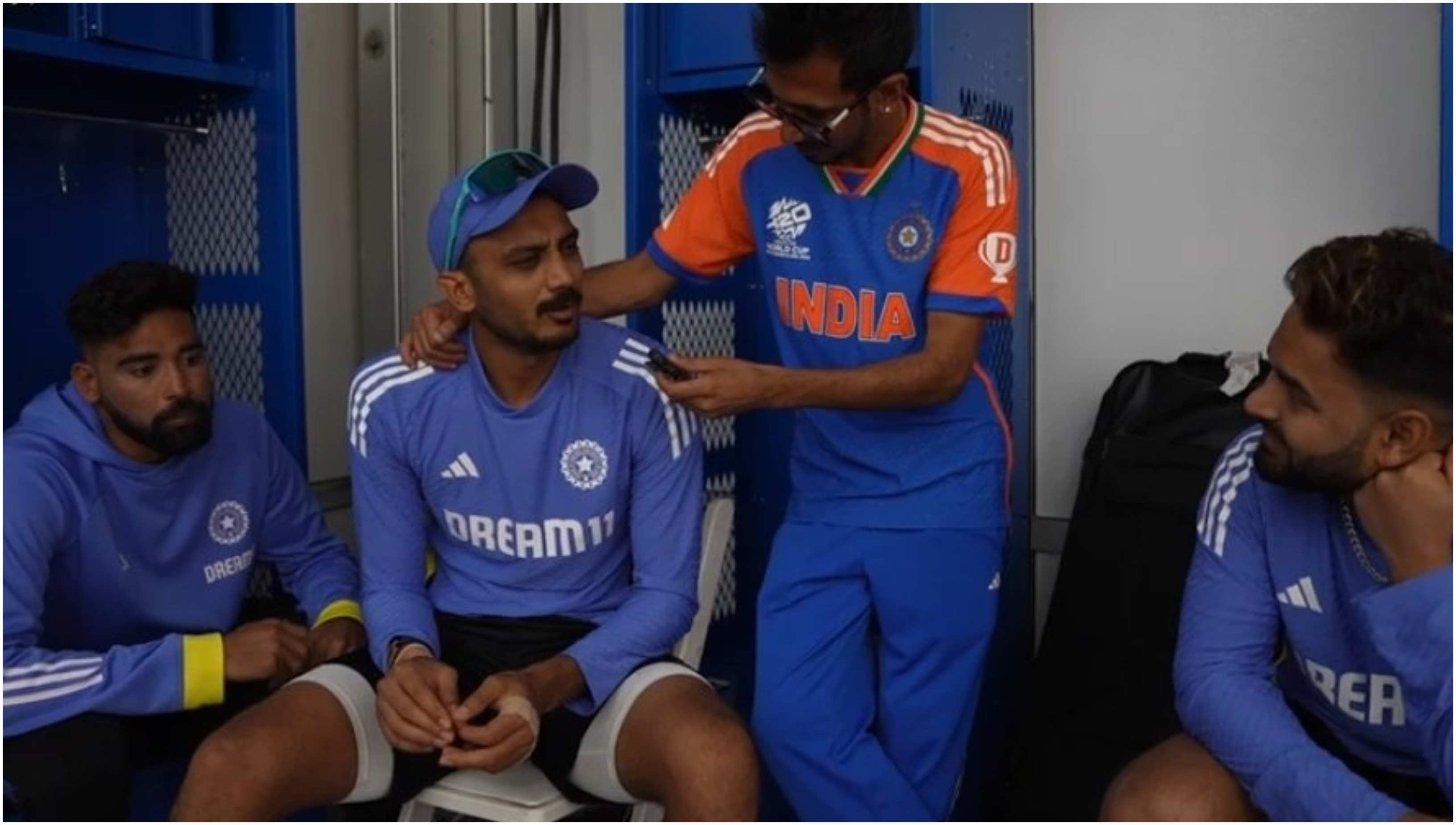 Yuzvendra Chahal interviewing his Indian teammates | BCCI/Screengrab