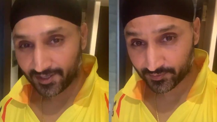IPL 2020: WATCH- CSK's Harbhajan Singh asks fans to stay safe during COVID-19 in Tamil