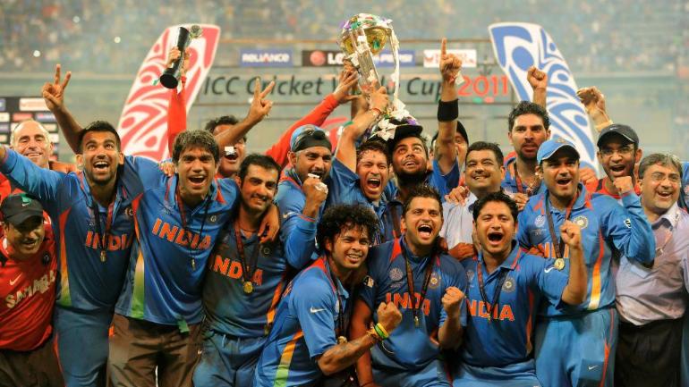 India celebrates their World Cup 2011 win at Wankhede | AFP