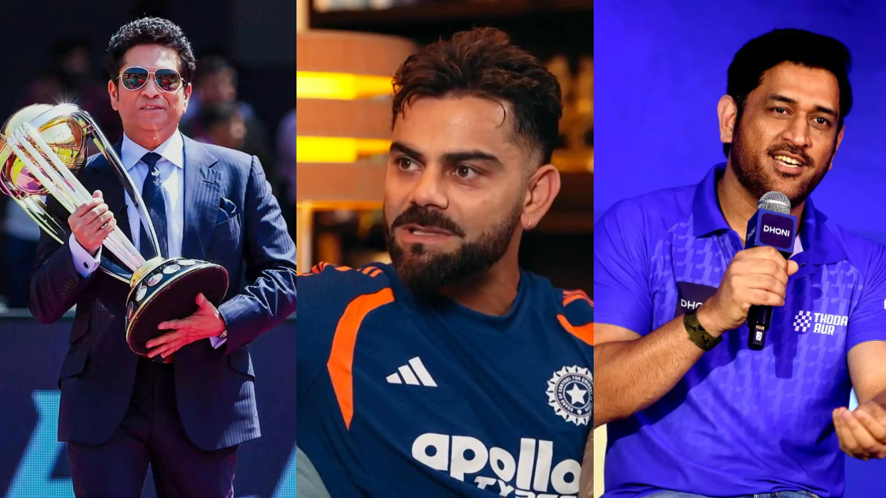 WATCH- “Sachin paaji is always going to be Sachin paaji; MS Dhoni will always be my first captain”- Virat Kohli on comparisons
