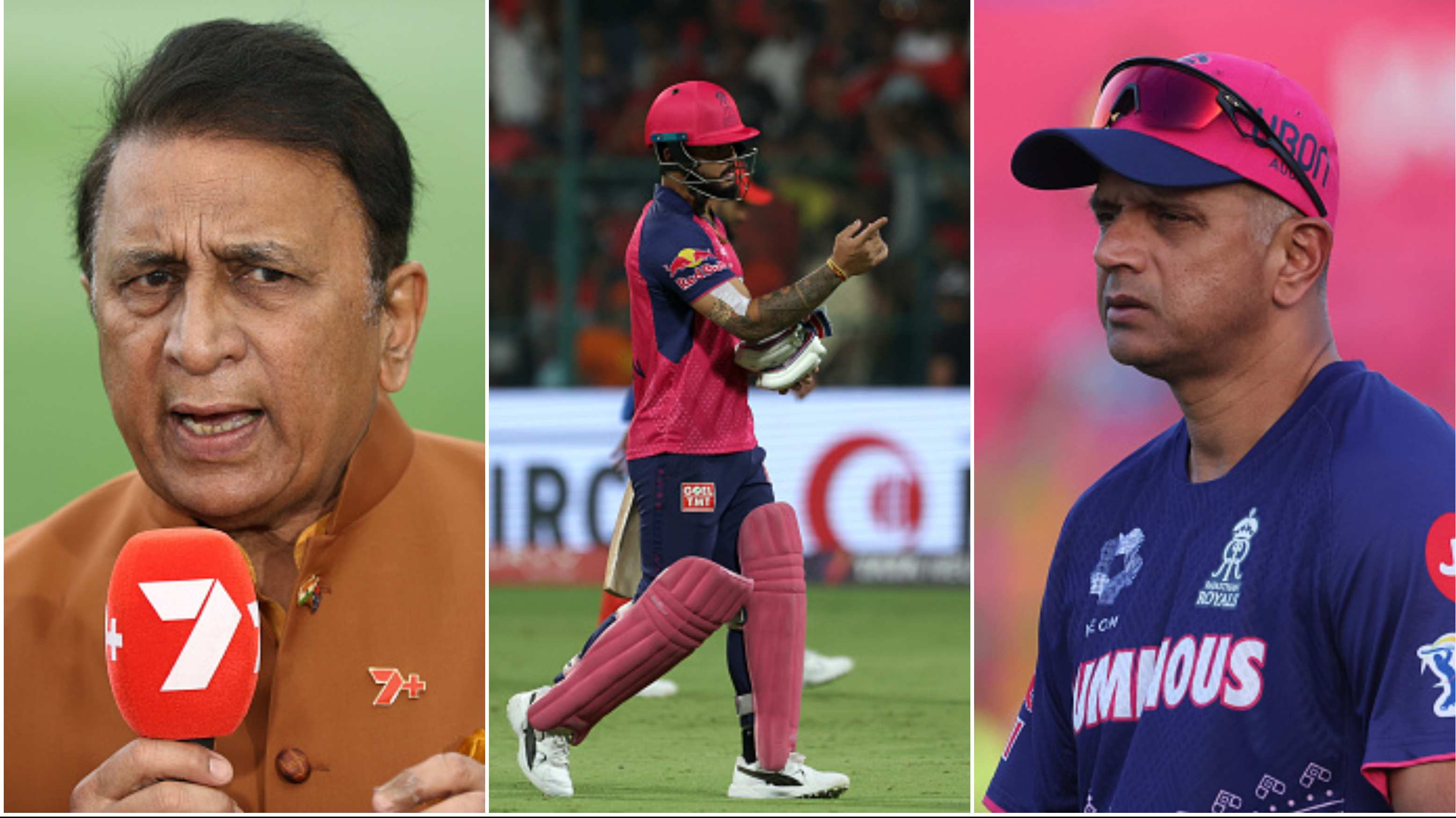 IPL 2025: “With someone like Rahul Dravid as coach,” Sunil Gavaskar baffled by RR’s batting approach vs RCB