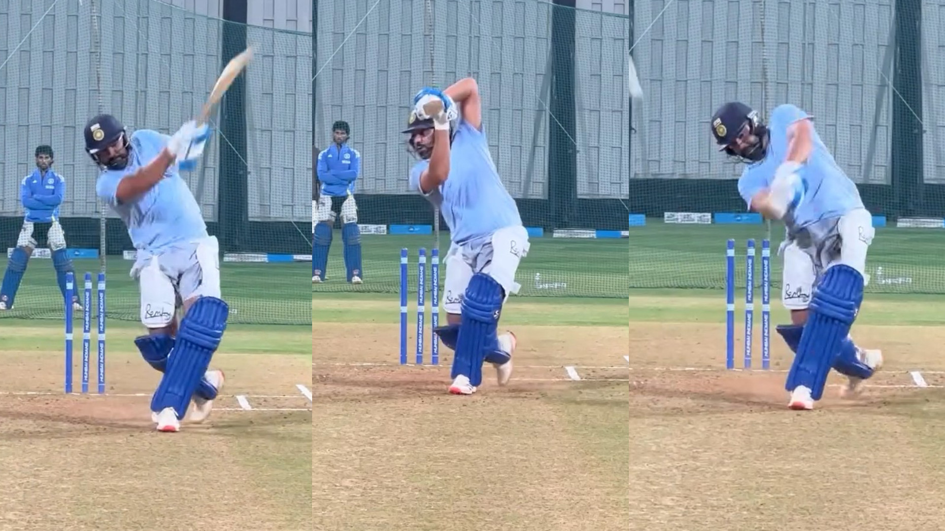 WATCH- Rohit Sharma unleashes big hits in nets during training ahead of England ODIs and CT 2025