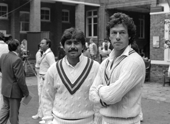 Javed Miandad and Imran Khan | Getty