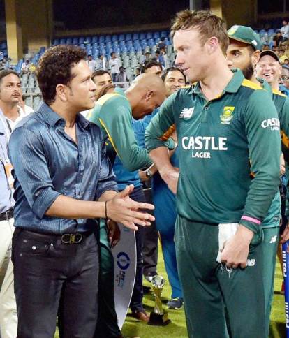 Sachin Tendulkar and AB de Villiers | X