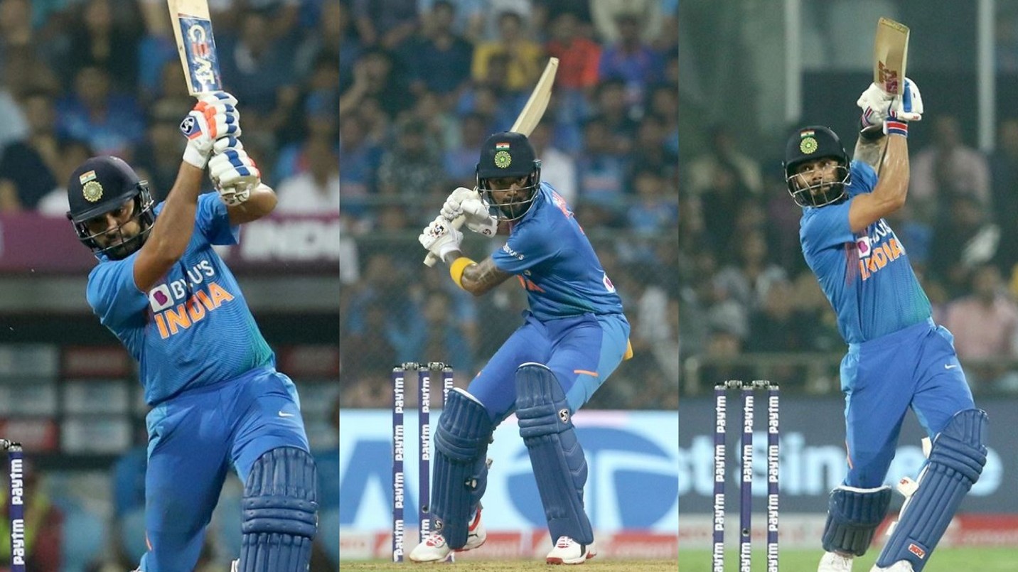 Rohit, KL and Kohli took WI bowlers to the cleaners 
