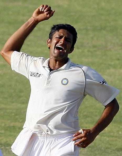Anil Kumble's 6/78 helped India win the match by 49 runs | Getty