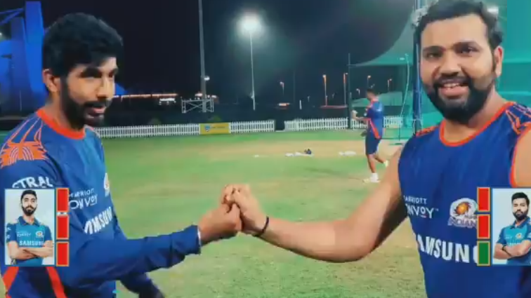 IPL 2020: WATCH - MI makes Jasprit Bumrah and Rohit Sharma face each other
