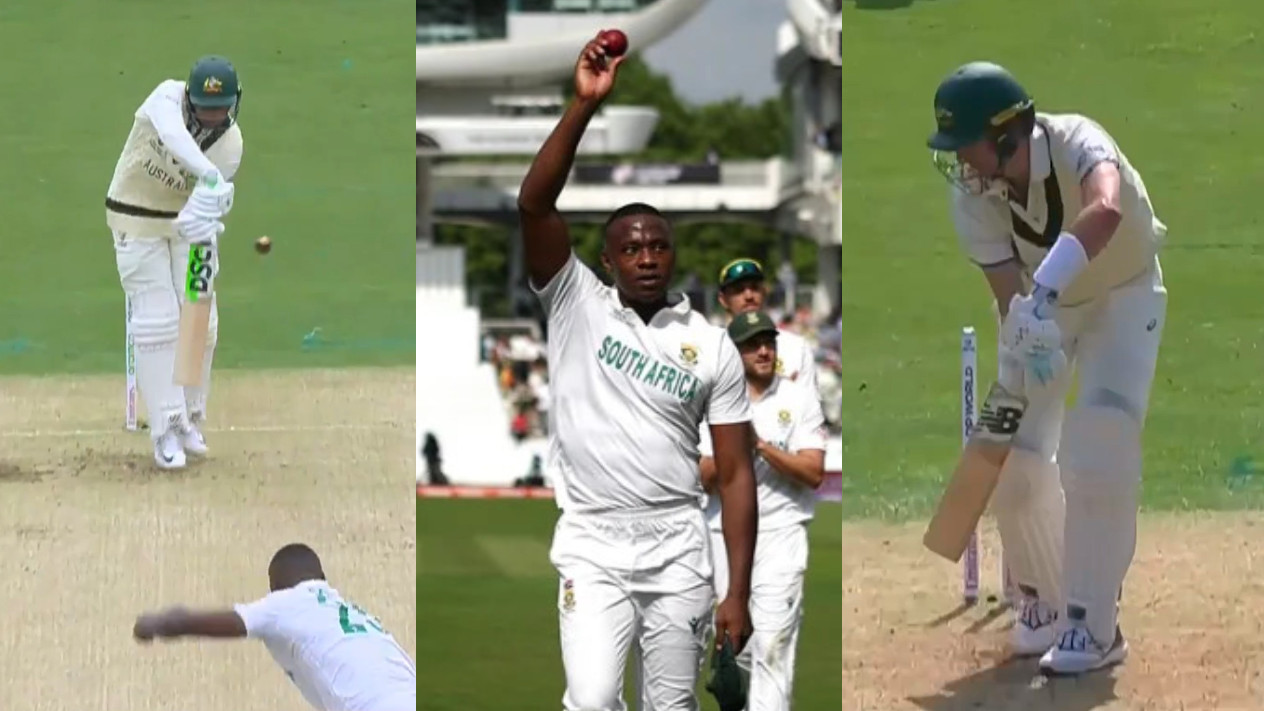 WTC 2025 Final: WATCH- Kagiso Rabada runs through Australia lineup with 5/51; Kangaroos make 212