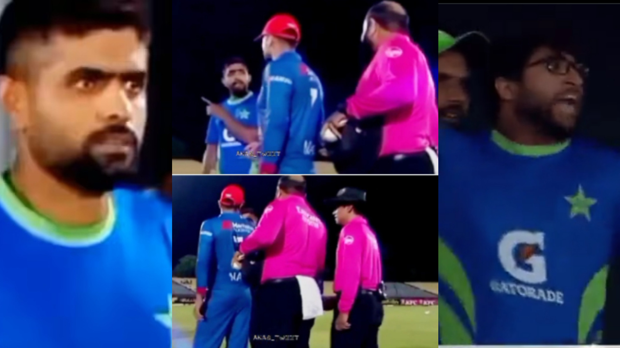 AFG v PAK 2023: WATCH- Angry Babar Azam confronts Nabi after Pakistan's narrow win; Imam, Salman shout expletives