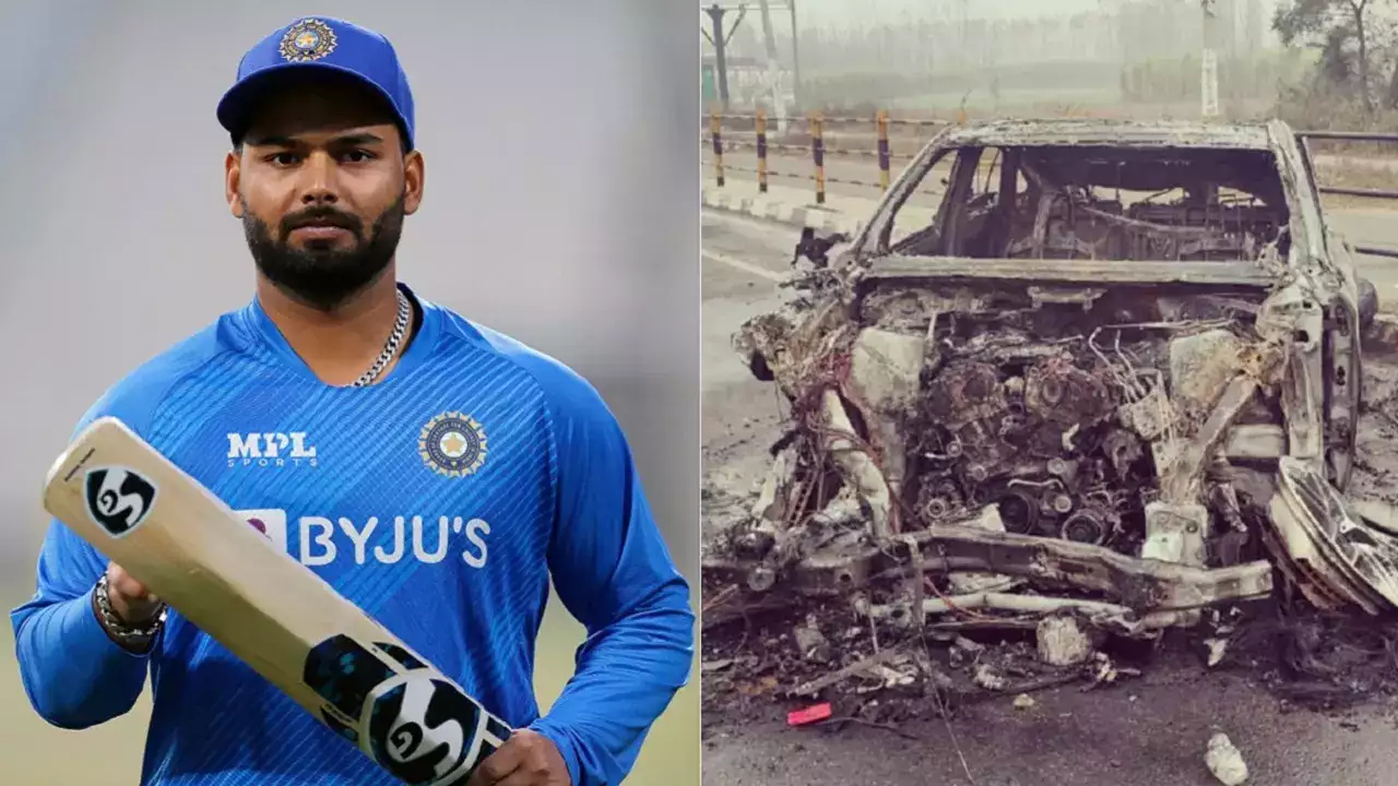 Rishabh Pant escaped a near fatal car accident in Roorkee | Twitter