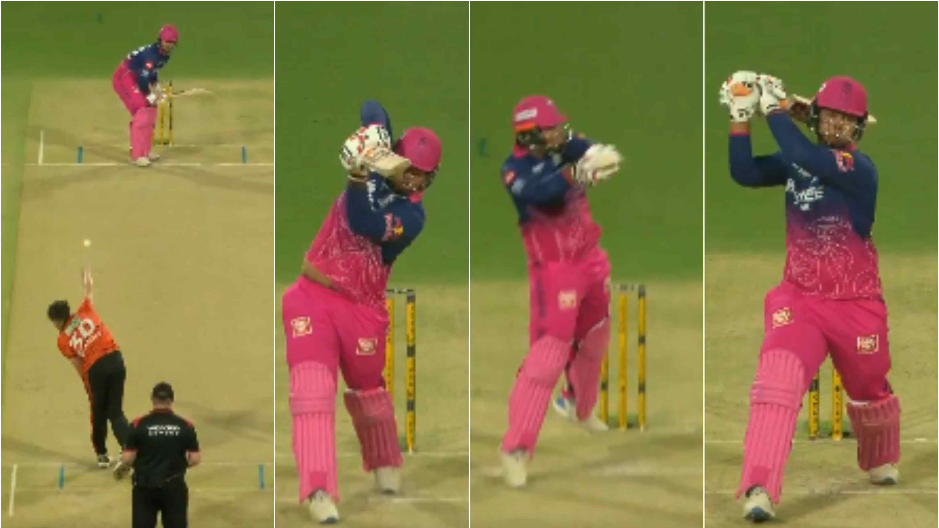IPL 2026: WATCH - Vaibhav Sooryavanshi slams Pat Cummins for three successive sixes en route his brutal 97 in Eliminator clash