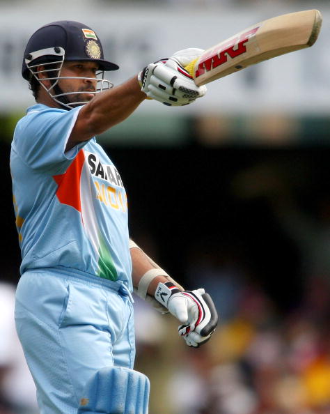 Sachin Tendulkar's 91 helped India put on a defendable total in second final | Getty