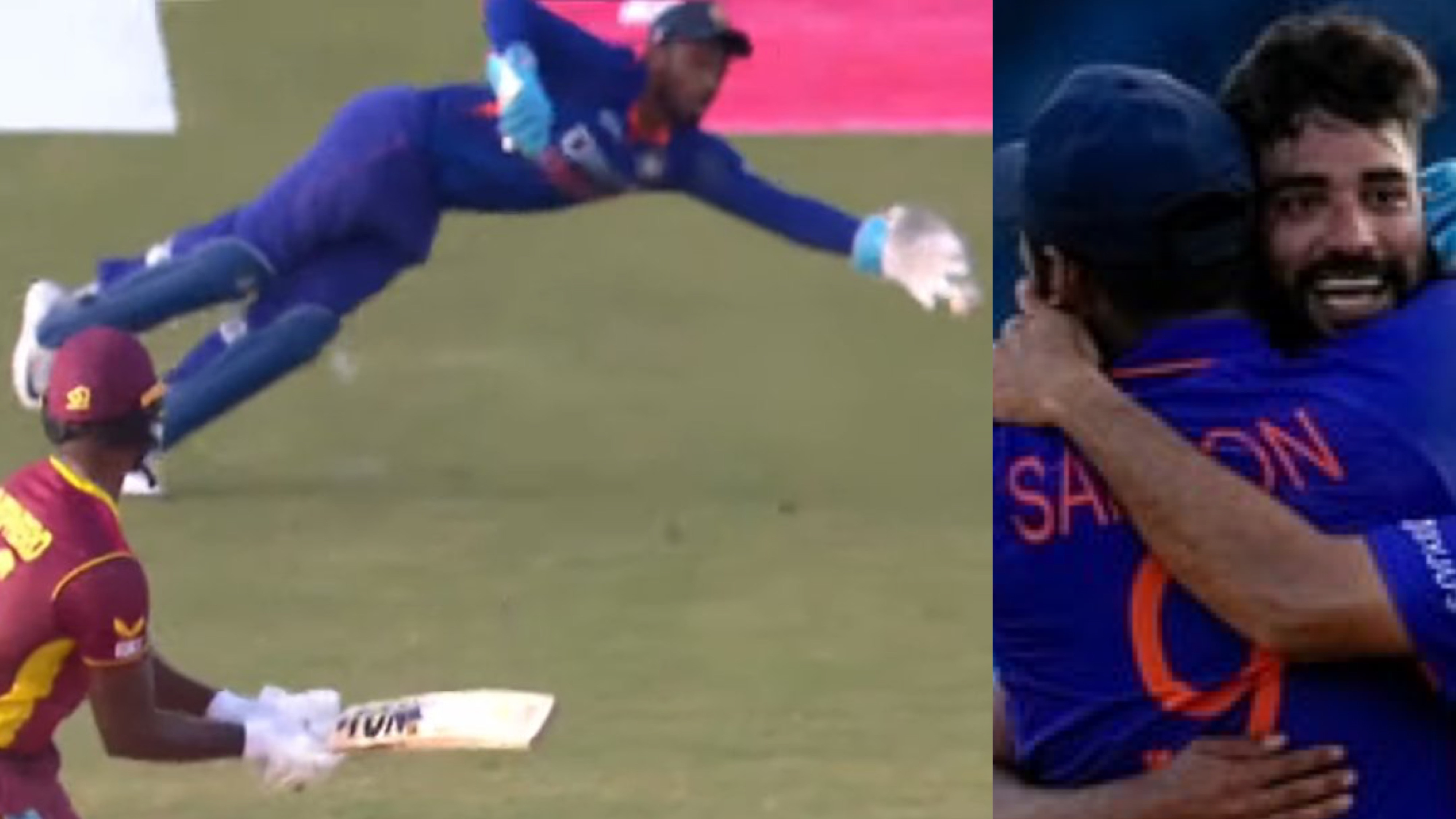 WI v IND 2022: WATCH - Sanju Samson and Mohammed Siraj's brilliance in final over helps India win thriller by 3 runs 