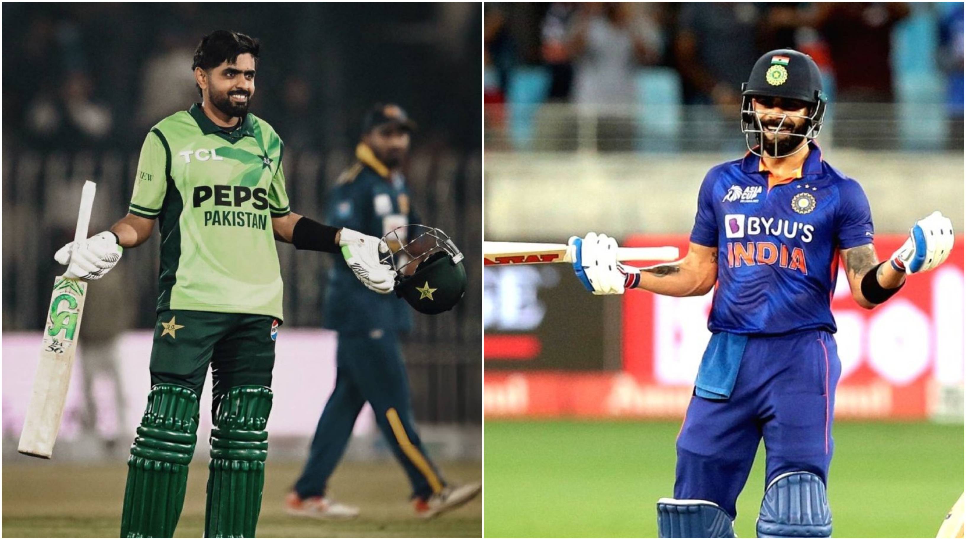 Babar Azam and Virat Kohli | X