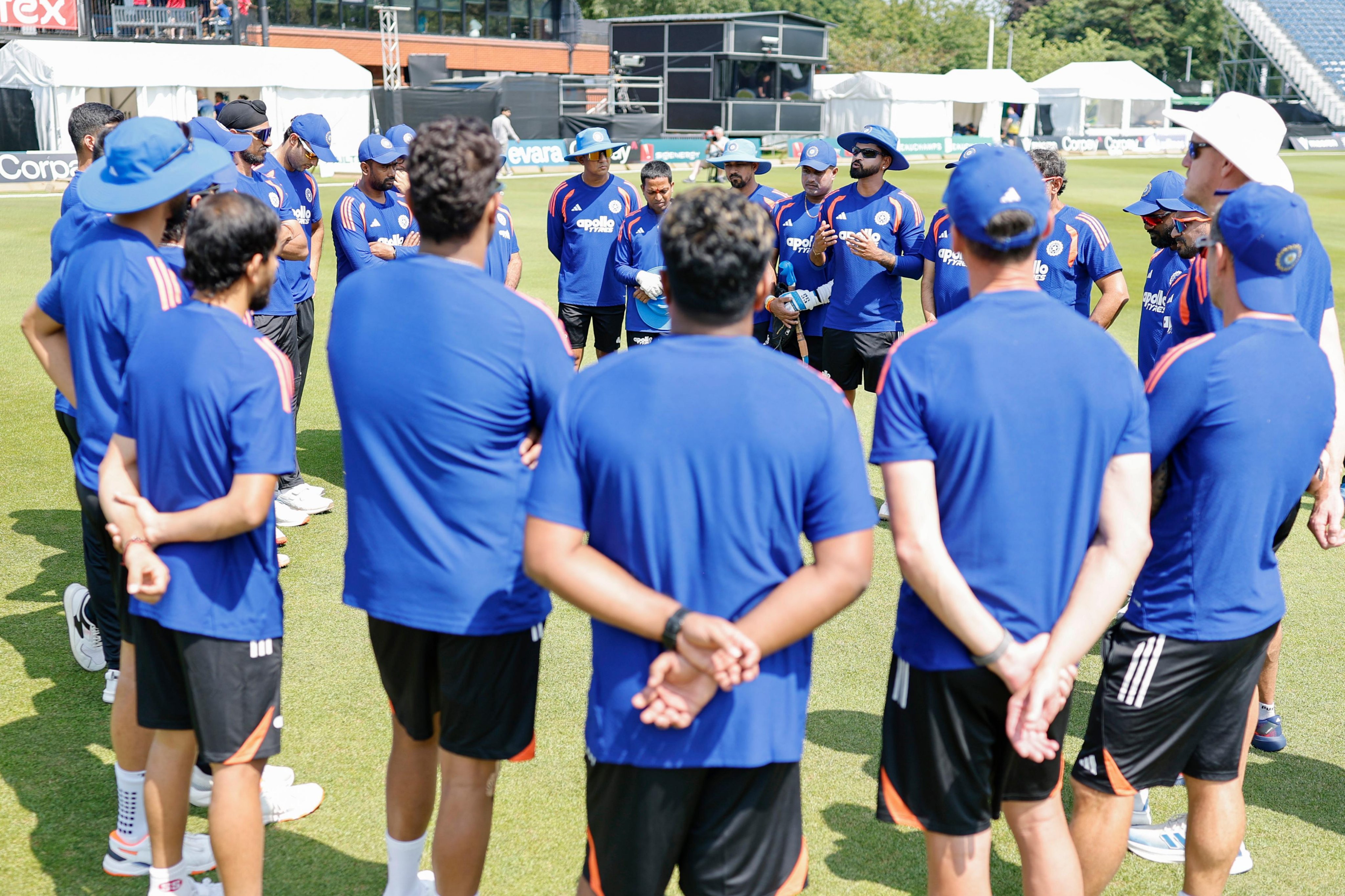 Shreyas Iyer with Indian team | BCCI X