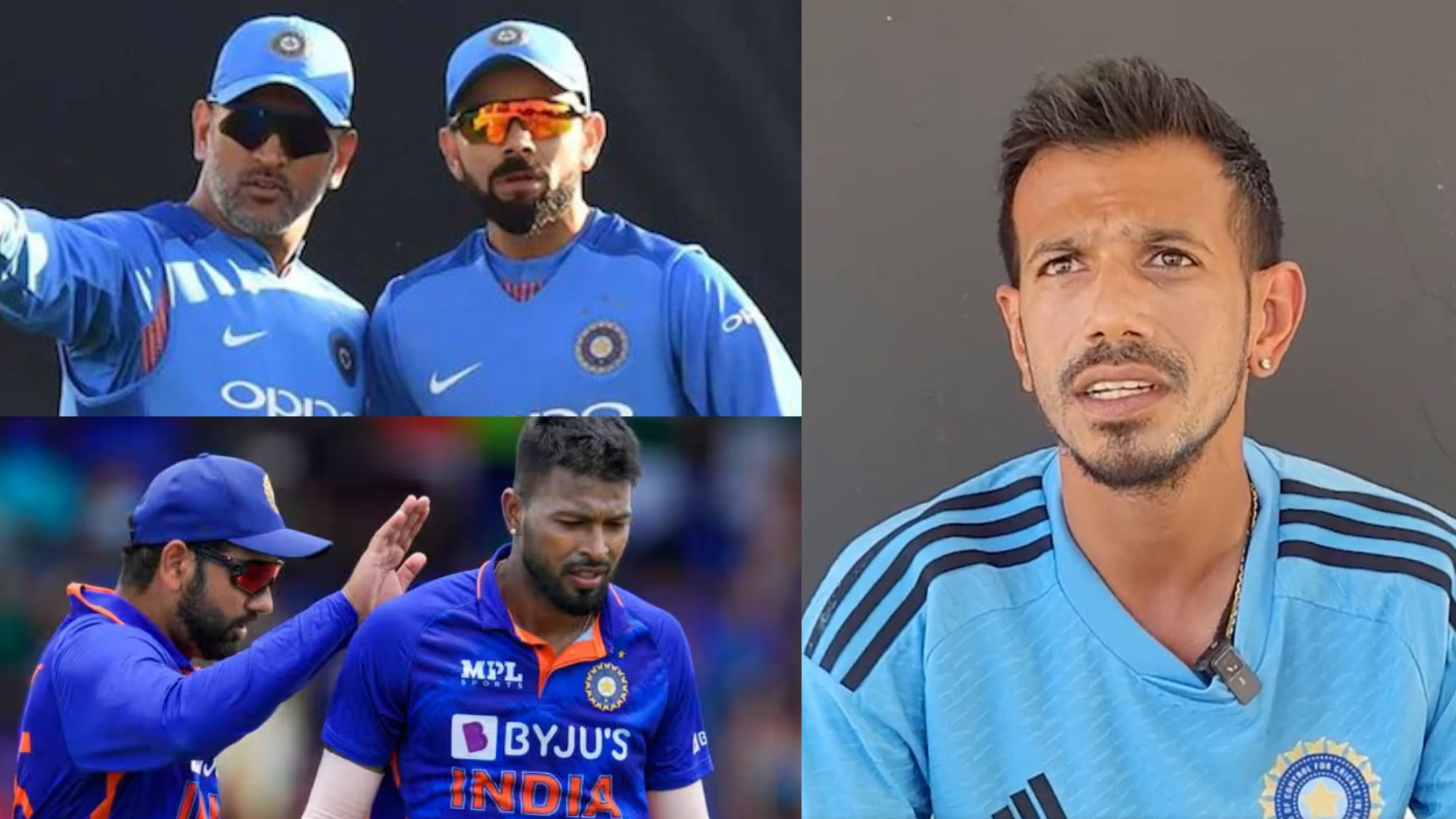 WI v IND 2023: WATCH- 'Like a family has four brothers'- Chahal on captaincy styles of Dhoni, Rohit, Kohli, and Hardik