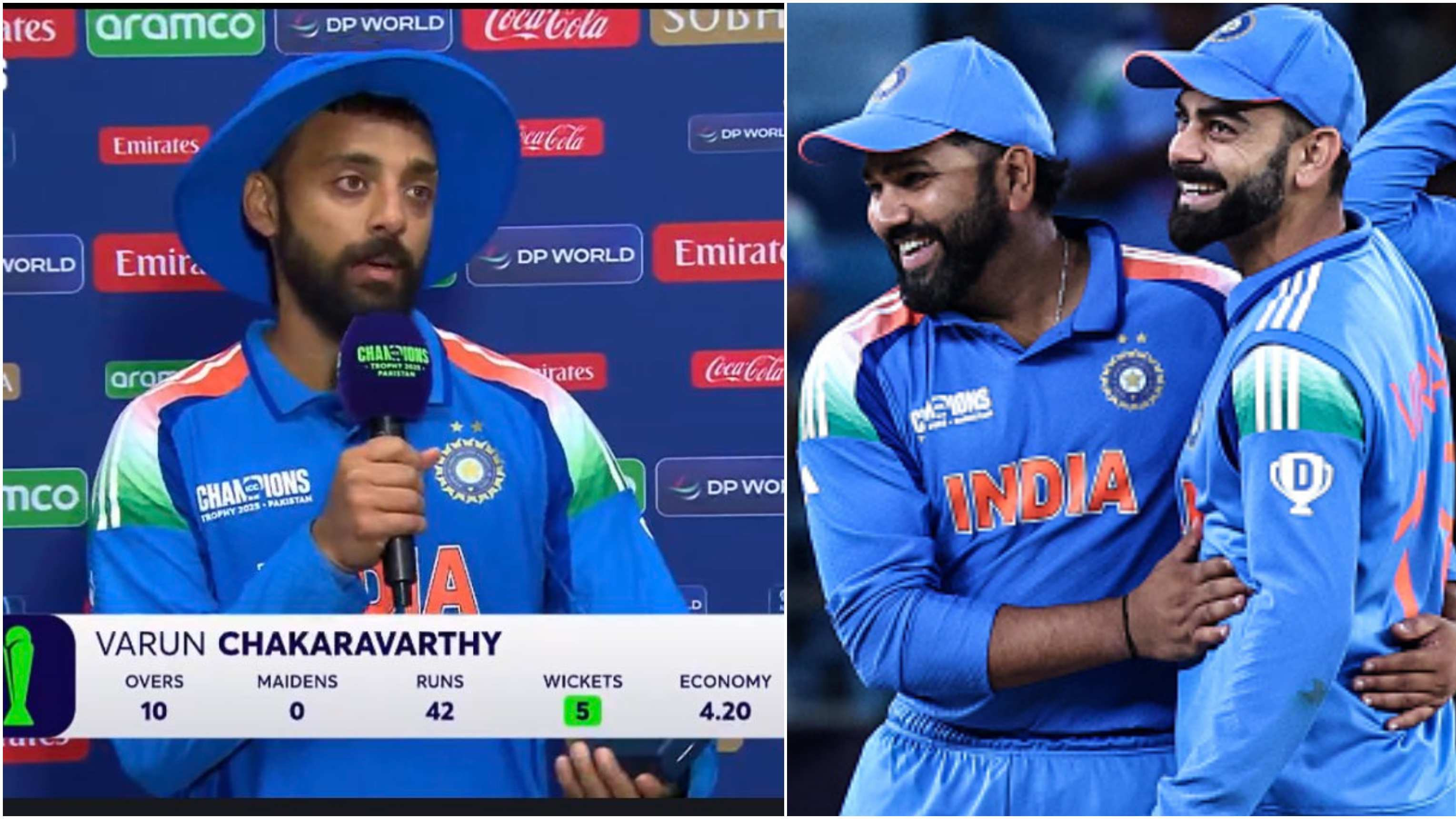 CT 2025: “I did feel nervous in initial stages…,” Varun Chakaravarthy highlights Kohli, Rohit’s role in his maiden ODI fifer