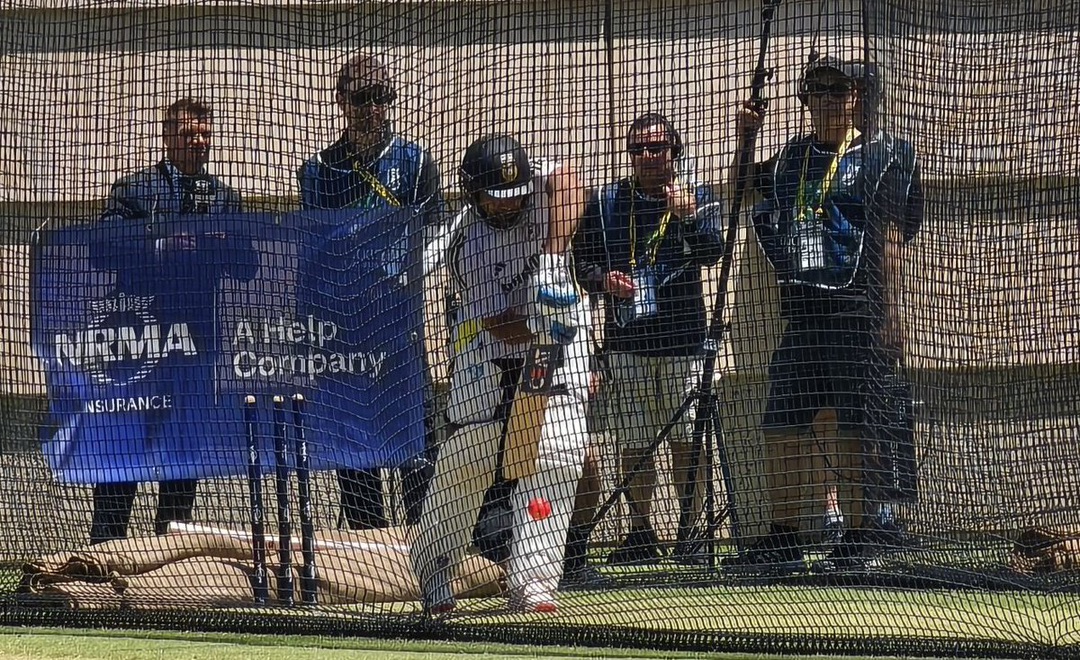 Rohit Sharma practicing with the pink-ball | Revsportz